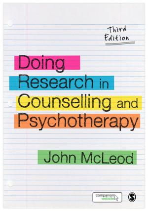 Cover of the book Doing Research in Counselling and Psychotherapy by Sean MacBlain, Louise Long, Dr. Jill Dunn