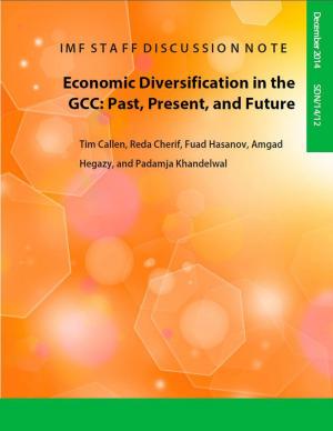 Book cover of Economic Diversification in the GCC: Past, Present, and Future