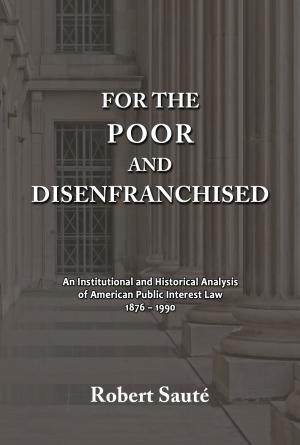 Cover of the book For the Poor and Disenfranchised: An Institutional and Historical Analysis of American Public Interest Law, 1876-1990 by Sheldon L. Messinger