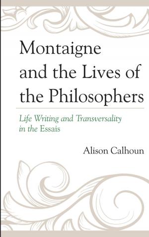 Book cover of Montaigne and the Lives of the Philosophers