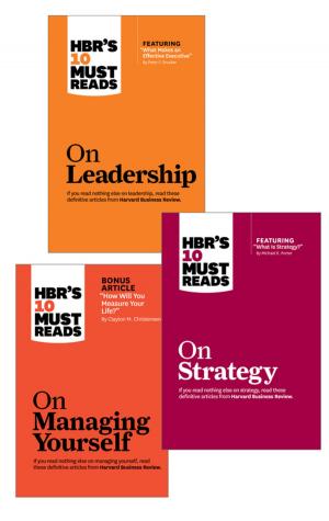 Cover of the book HBR's 10 Must Reads Leader's Collection (3 Books) by Harvard Business Review, Herminia Ibarra, Deborah Tannen, Joan C. Williams, Sylvia Ann Hewlett