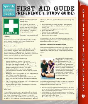Cover of the book First Aid Guide (Reference & Study Guide) (Speedy Study Guide) by Baby Professor
