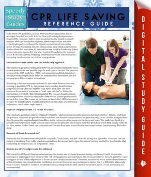 Book cover of CPR Lifesaving Reference Guide (Speedy Study Guide)