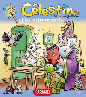 Book cover of Célestin le magicien et la carotte ensorcelée