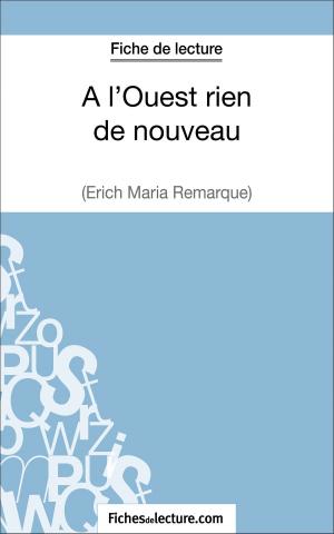 Book cover of A l'Ouest rien de nouveau d'Erich Maria Remarque (Fiche de lecture)
