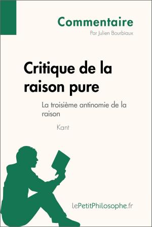 Cover of Critique de la raison pure de Kant - La troisième antinomie de la raison (Commentaire)