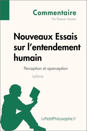 Cover of the book Nouveaux Essais sur l'entendement humain de Leibniz - Perception et aperception (Commentaire) by Peggy Saule, lePetitPhilosophe.fr