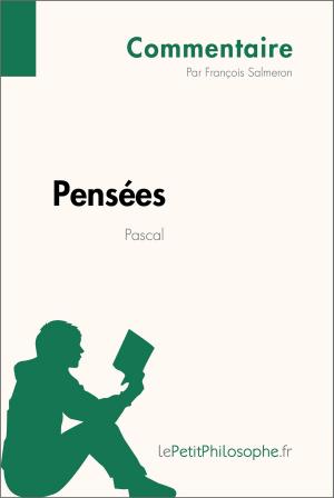 Cover of the book Pensées de Pascal (Commentaire) by Arnaud Sorosina, lePetitPhilosophe.fr