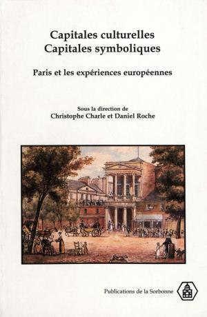 Cover of the book Capitales culturelles, capitales symboliques by Jean-Patrice Boudet