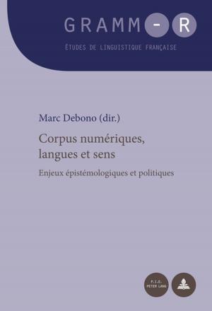 Cover of the book Corpus numériques, langues et sens by 