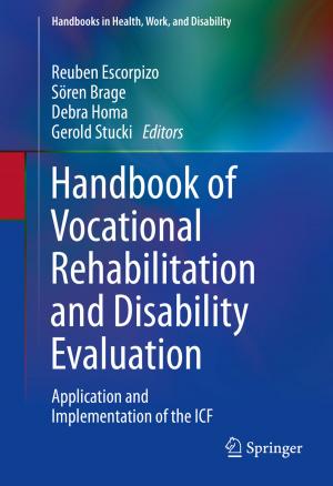 Cover of the book Handbook of Vocational Rehabilitation and Disability Evaluation by Margaret A. Oliver, Richard Webster