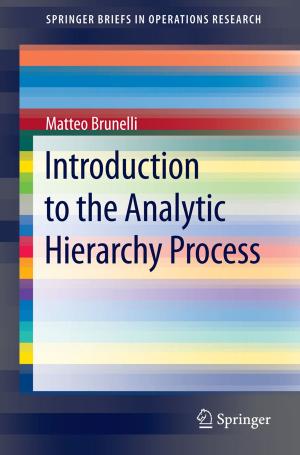 Cover of the book Introduction to the Analytic Hierarchy Process by Michael Brecher