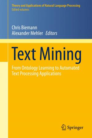 Cover of the book Text Mining by Gunther Schmidt, Simon Schönrock, Winfried Schröder