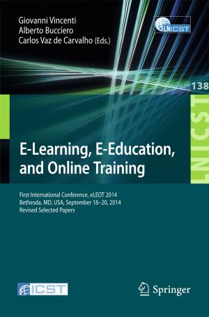 Cover of the book E-Learning, E-Education, and Online Training by Marcus Deininger, Horst Lichter, Jochen Ludewig, Kurt Schneider