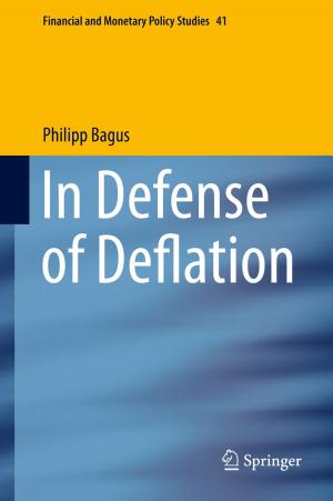 Cover of the book In Defense of Deflation by Silvana Mossano, Michele Brambilla (introduzione)