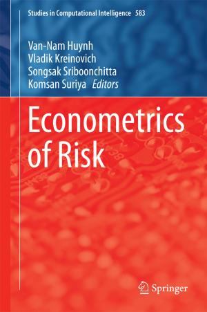 Cover of the book Econometrics of Risk by Víctor M. Toledo, Manuel González de Molina