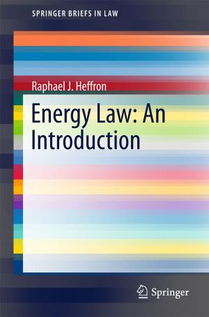 Cover of the book Energy Law: An Introduction by George A. Anastassiou