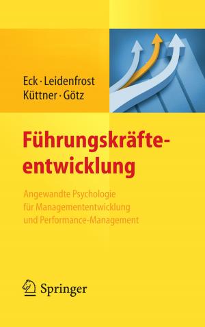 Cover of the book Führungskräfteentwicklung by Joseluis Canales