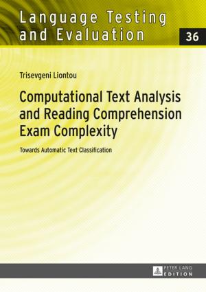 Cover of the book Computational Text Analysis and Reading Comprehension Exam Complexity by Sebastian Weber