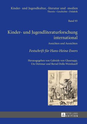 Cover of the book Kinder- und Jugendliteraturforschung international by Sylvia Witt