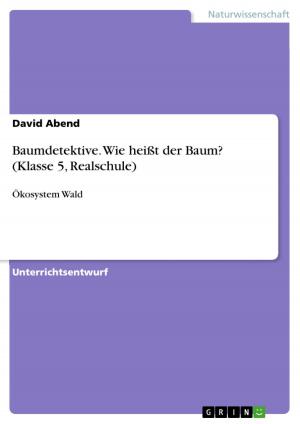 Cover of the book Baumdetektive. Wie heißt der Baum? (Klasse 5, Realschule) by Joash Aminga