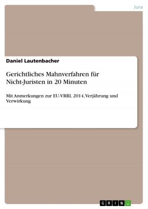 Cover of the book Gerichtliches Mahnverfahren für Nicht-Juristen in 20 Minuten by Silke Wussler