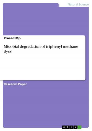 Cover of the book Micobial degradation of triphenyl methane dyes by Afroz Alam