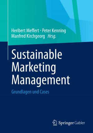 Cover of the book Sustainable Marketing Management by Daniel Goetz, Eike Reinhardt
