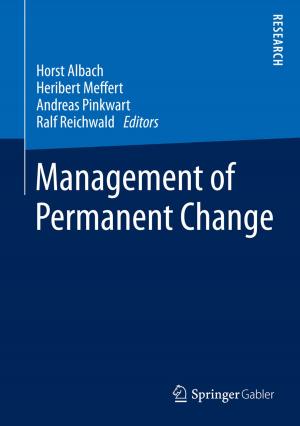 Cover of the book Management of Permanent Change by Christian Aichele, Marius Schönberger