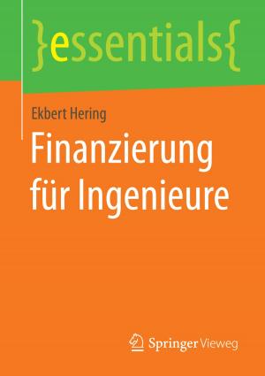 Cover of the book Finanzierung für Ingenieure by Bernd Sonne