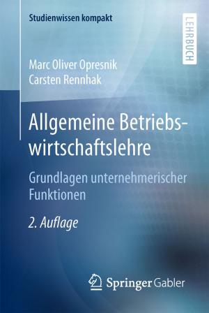 Cover of the book Allgemeine Betriebswirtschaftslehre by Katharina Spanel-Borowski