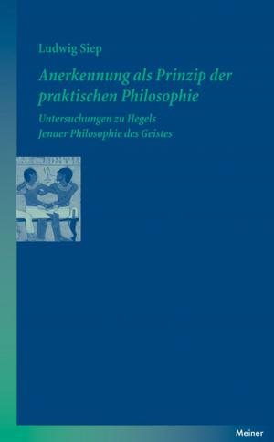 Cover of Anerkennung als Prinzip der praktischen Philosophie