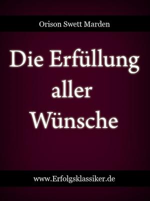 Cover of the book Die Erfüllung aller Wünsche by Marina Shakour Haber