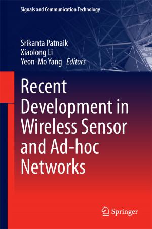 Cover of the book Recent Development in Wireless Sensor and Ad-hoc Networks by R. Srinivasan