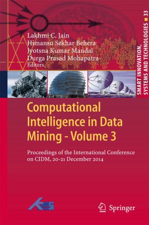 Cover of the book Computational Intelligence in Data Mining - Volume 3 by Vinod Kumar Khanna