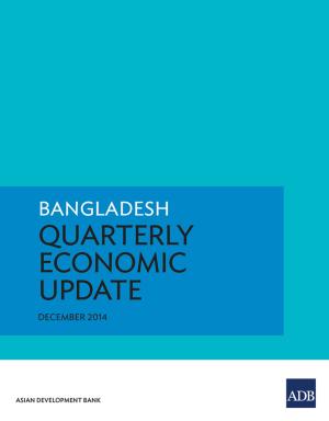 Book cover of Bangladesh Quarterly Economic Update