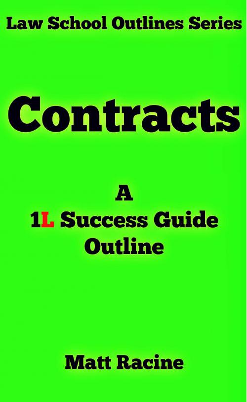 Cover of the book Contracts by Matt Racine, Lake George Press