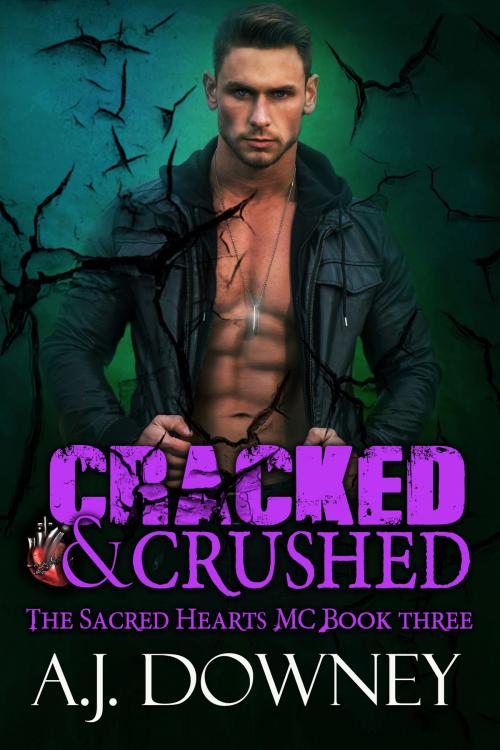 Cover of the book Cracked & Crushed by A.J. Downey, Second Circle Press