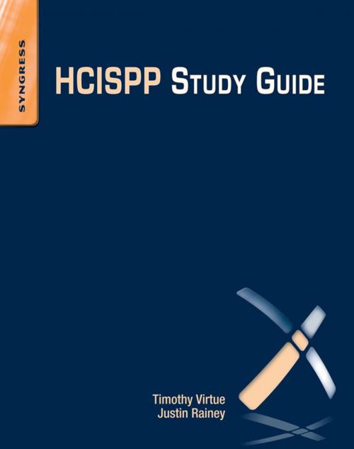 Cover of the book HCISPP Study Guide by Timothy Virtue, Justin Rainey, Elsevier Science