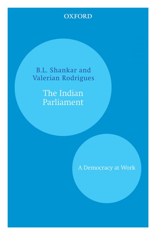 Cover of the book The Indian Parliament by B.L. Shankar, Valerian Rodrigues, OUP India