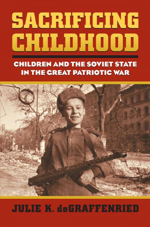 Cover of the book Sacrificing Childhood by Julie K. deGraffenried, University Press of Kansas