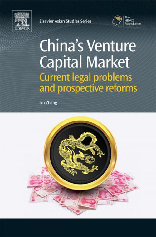 Cover of the book China’s Venture Capital Market by Lin Zhang, Elsevier Science