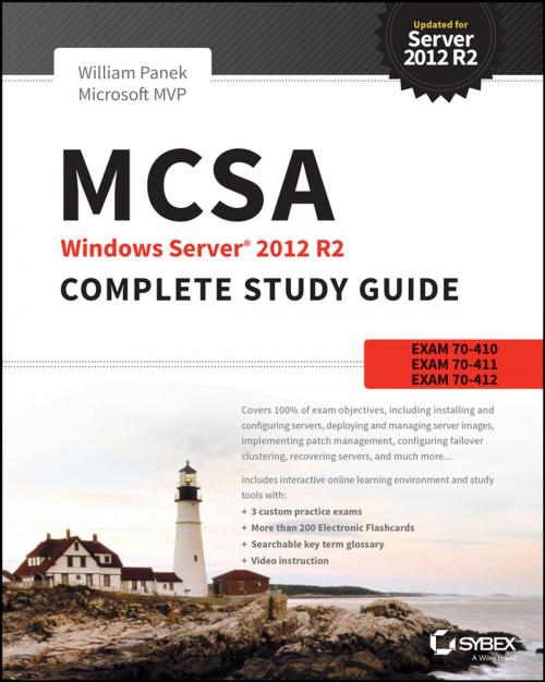Cover of the book MCSA Windows Server 2012 R2 Complete Study Guide by William Panek, Wiley