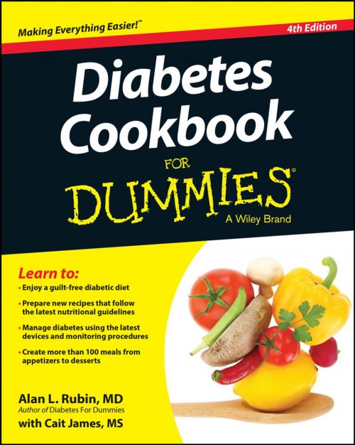 Cover of the book Diabetes Cookbook For Dummies by Alan L. Rubin, Wiley
