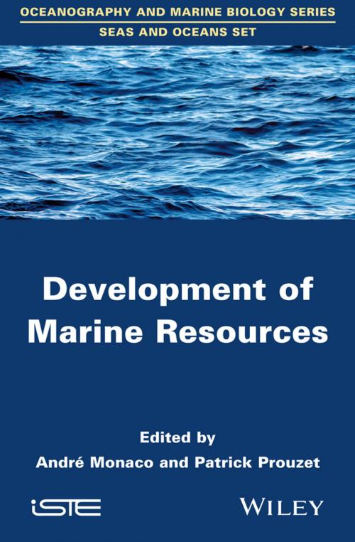 Cover of the book Development of Marine Resources by Patrick Prouzet, Wiley