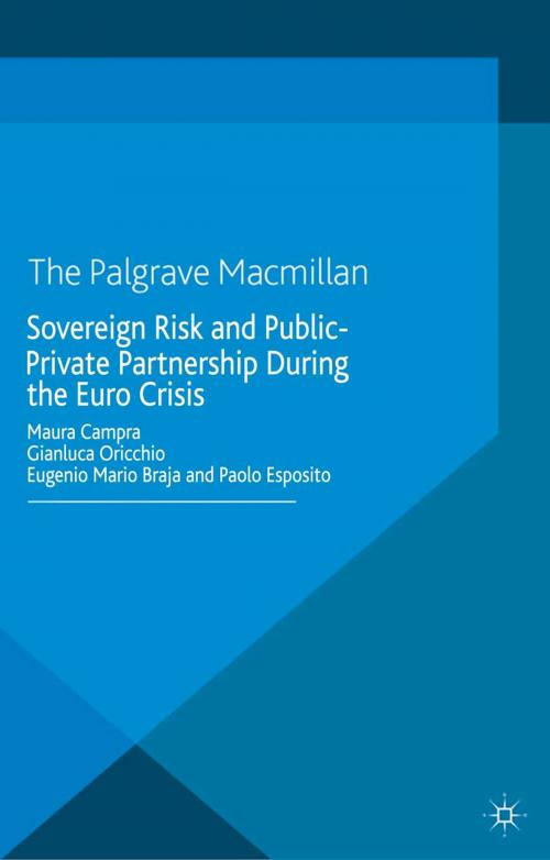 Cover of the book Sovereign Risk and Public-Private Partnership During the Euro Crisis by Maura Campra, Gianluca Oricchio, Eugenio Mario Braja, Paolo Esposito, Palgrave Macmillan UK