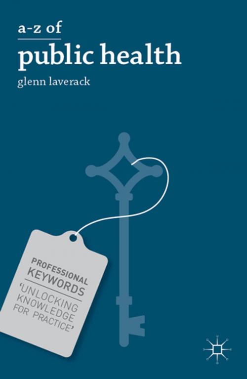 Cover of the book A-Z of Public Health by Glenn Laverack, Palgrave Macmillan