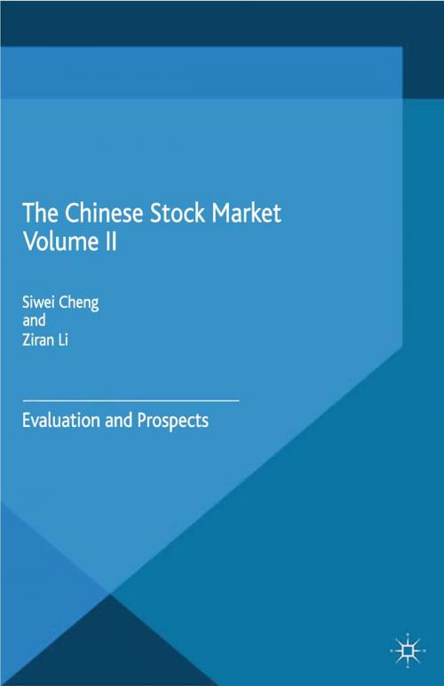 Cover of the book The Chinese Stock Market Volume II by , Palgrave Macmillan UK
