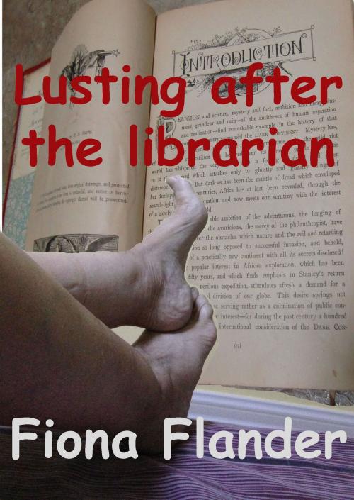 Cover of the book Lusting After the Librarian by Fiona Flander, Purple Clothespin