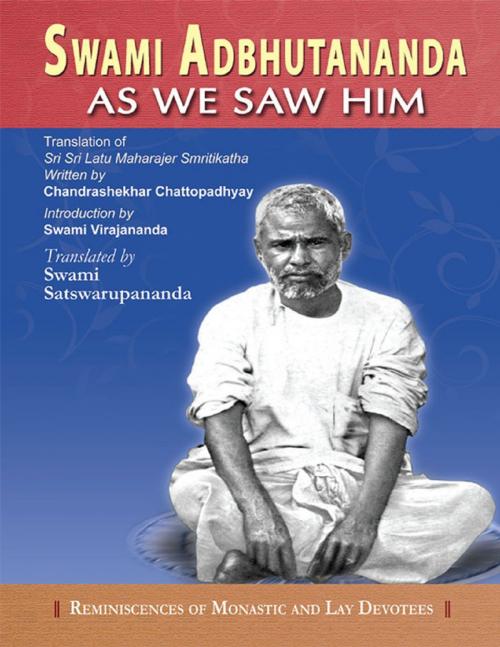Cover of the book Swami Adbhutananda As We Saw Him by Swami Satswarupananda, Lulu.com